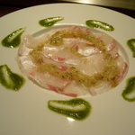 Vin樹亭 - 鯛のカルパッチョ、コリコリした食感がたまりません