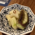 しおて - 水茄子と加賀太胡瓜の浅漬け