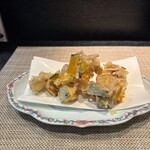 はしもと 藪き - 新生姜・さつま芋、南瓜のかき揚げ