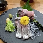 酒菜やまざき - あじ刺身
