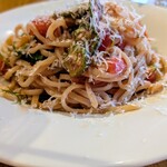 ベジバル チバットリア - 我孫子野菜はトマト、オクラなど♡ニンニクもたっぷり使われていました(,,>‪ᴗ<,,)♡