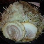 ジャンク盛り780円／野菜増し・背脂増し・魚粉増し・ニンニク抜き（平成26年9月）