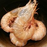 いきいき - 先付けの蒸し海老