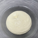 鉄板焼き 大地 - 冷製エスプーマ（本日はさつまいも）