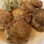 かつれつ四谷たけだ - ホタテバター焼定食(120g) ¥1,500＋ホタテ増量(1.5倍) ¥500