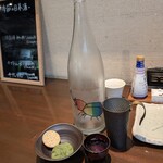 炭火料理　炭心 - カブトムシ1合から乾杯！リンゴのような香り。酸を感じるフルーティーな夏酒からイタダキマス！