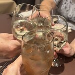 トラットリアイタリア - かんぱーい♪