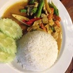 Sa Bieng Lae - 野菜のカレーソース炒め