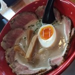 俺のラーメン あっぱれ屋 - 濁とろ塩チャーシュー②