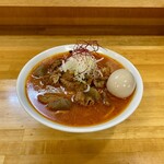 麺屋 しん蔵 - ゲリラ限定
      辛辣ホルモンらぁめん 1100円
      味付玉子 150円