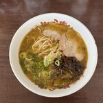 筑豊ラーメン山小屋 - 料理写真:黒ラーメン