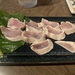 軍鶏屋 - 軍鶏の炙り刺し