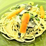 イタリアンレストラン Zucca - 鮎のジェノベーゼ カラスミ添え