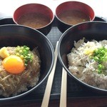 田子の浦港 漁協食堂 - 赤富士丼＆釜揚げ丼のそろい踏み