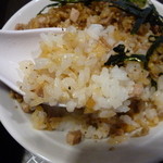 きく屋 - 刻んだチャーシューと生姜の風味が最高に美味いです