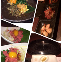 和牛焼肉 とびうし 飯田橋 - ナムル、ユッケ、キムチ、タレ