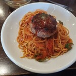 ラビッシュ - ハンバーグ乗せナポリタン