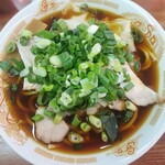 中華そば 住吉 - ワンタンメン(ネギ多め￥950)