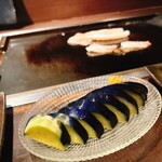 月島もんじゃ もへじ - 泉州水茄子漬物