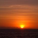 KU DE TA - プールから見える夕日