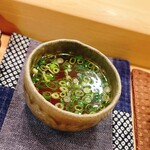 木挽町 とも樹 - 眞子鰈用のポン酢をお湯割りにしてグビグビグビ(＾◇＾)
