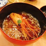 木挽町 とも樹 - 佐渡のボタン海老の頭のお味噌汁