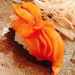 木挽町 とも樹 - 山口の赤貝。肉厚でグルタミン酸の旨味に溢れておりました