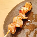 木挽町 とも樹 - 北寄貝の紐の炙り