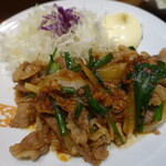 大かまど飯 寅福 - 牛スタミナ旨辛炒め