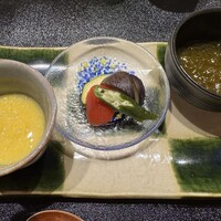 鮨と酒 魚伸 - 先付3点