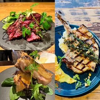 旬の野菜！魚介！！肉！！グリルします