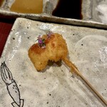 串かつ だいぼん - ハモ梅肉ソース