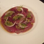 ビストロ13区 - カツオのカルパッチョ