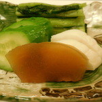 割烹 蒲焼 大沼 - 香の物