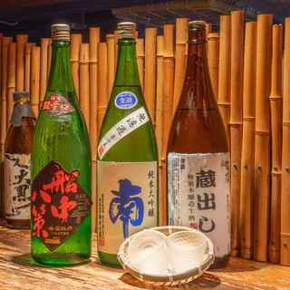 高知の美味しい地酒が飲める。