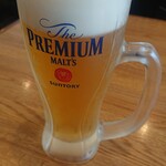 辰巳庵 - 生ビール　中