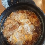 辰巳庵 - かつ煮なべ