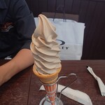 ミカドコーヒー - 連れのモカソフト