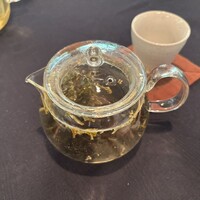 中国料理 満楼日園 - 花茶。花が開くまで待ちます