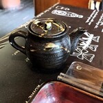 とんかつ翁 - とんかつソース。
      器も温められてあるw