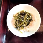 とんかつ翁 - 漬物