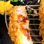 とんかつ翁 - しばし、肉質をご観覧下さい