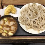 手打うどん ひら田 - 旨辛肉汁うどん大盛