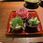 鉄板焼 十河 - 本マグロのタルト