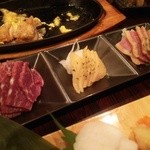 九州ダイニング さくらみち - 馬肉燻製(サービスで出してもらいました)