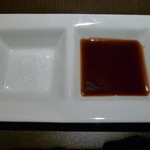 牛の恵 - タレと塩で頂きます♪