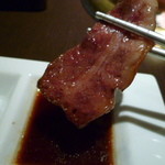 牛の恵 - 【カルビ】結構厚切りです♪