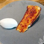 GARDEN HOUSE HIROSHIMA - ブリュレバスクチーズケーキ　とろけ方と塩味と濃厚チーズのバランスが最高