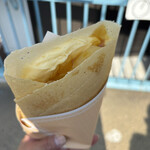 こめこクレープはしっこや - カスタードアップルシナモン(550円)