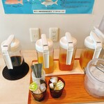 ペンションシーシャイン - アイスコーヒー　シークワサージュース　パインジュース　マンゴージュース　飲み放題